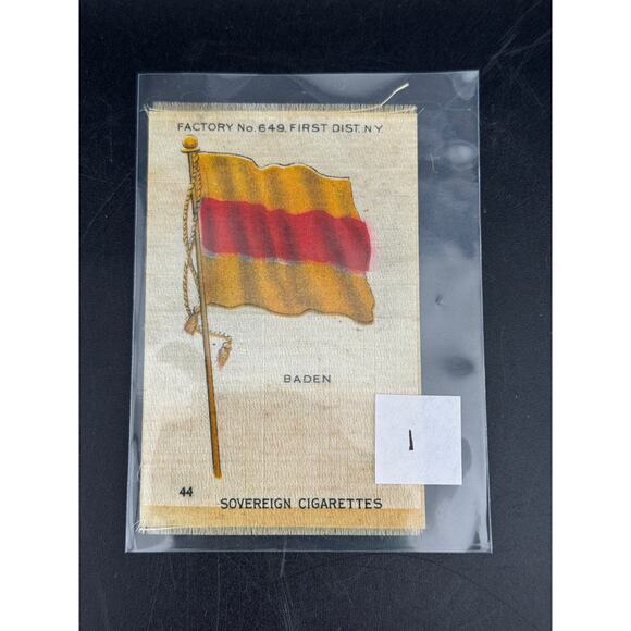 Assorted Flags Antique Cigarette Silks - Picture 1 of 10
